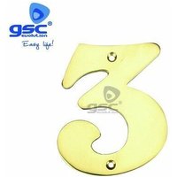 Tür Nummer 3 Edelstahl mit Schraube GSC 003302603 von GSC