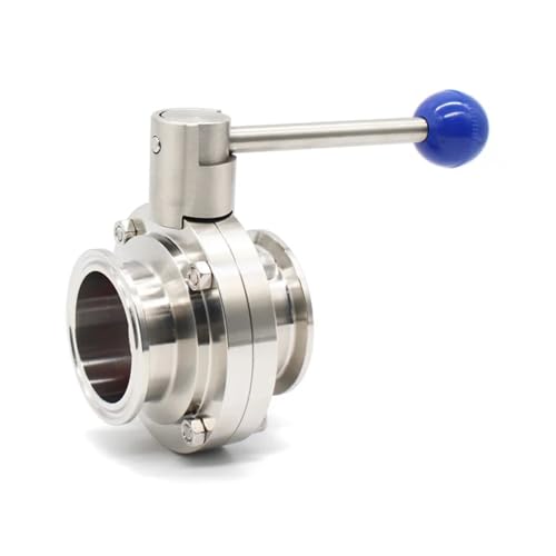 1,5 "2" 3 "4" 19/25/38/51/63,5/76/102mm Homebrew Bier SS304 Tri Clamp Schmetterling Ventil Edelstahl Silicon Washer(89mm Ferrule 106) von GSCLZ