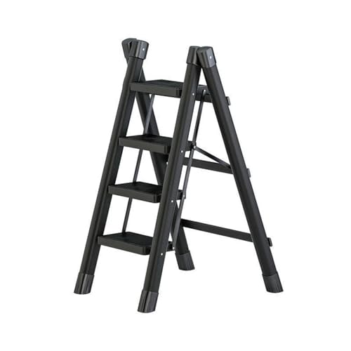 2/3-stufiger Klapptritthocker, Heimleiter, rutschfeste Klappleiter, Aufbewahrungstreppe, Blumentopfständer, stabile Stufe for Zuhause(3 Step) von GSCLZ