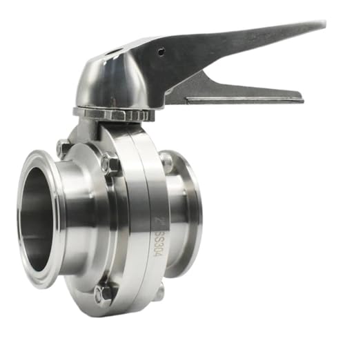 3/4 "1" 1,5 "2" 3 "4" Schmetterling Ventil 304 Edelstahl Extrusion Trigger Flow Control(19mm Ferrule 50.5) von GSCLZ
