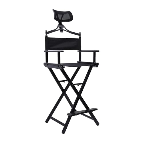 GSCLZ Hoher Regiestuhl Salon Makeup Klappbarer Künstlerhocker Stuhl X-förmige Unterstützung USA Hoher klappbarer Regiestuhl Maskenbildner GSCLZ Hoher Regiestuhl Salon Makeup Klappbarer Künstlerhocker Stuhl X-förmige Unterstützung USA Hoher klappbarer Regiestuhl Maskenbildner von GSCLZ