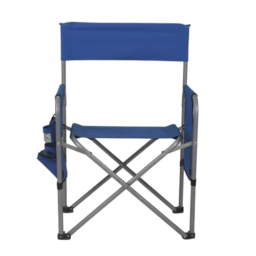 GSCLZ Outdoor Leichtgewicht Angeln Relax Klappbar Tragbarer Oxford Aluminium Director Strand Pool Stuhl(Orange) von GSCLZ