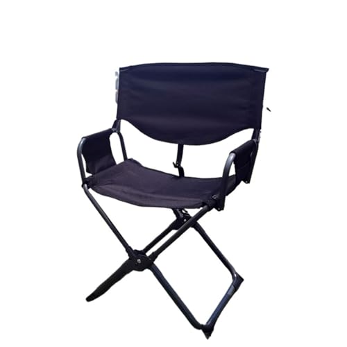 GSCLZ Tragbarer Klappstuhl Barest Office Director Outdoor Cam Fiing Freizeit Ular Stall Stand-up Schreibtisch Metallhocker(Black) von GSCLZ