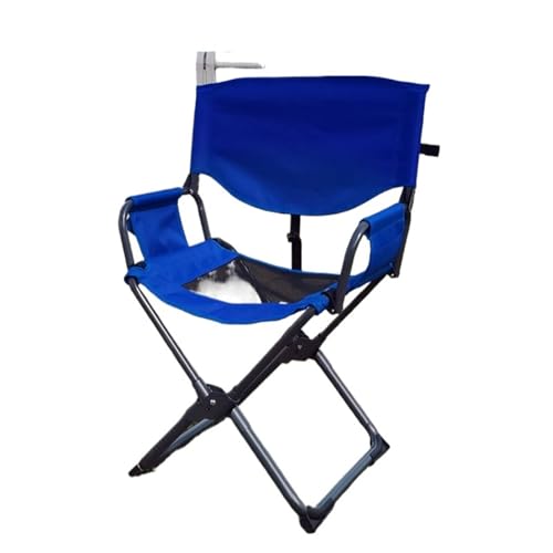 GSCLZ Tragbarer Klappstuhl Barest Office Director Outdoor Cam Fiing Freizeit Ular Stall Stand-up Schreibtisch Metallhocker(Blue) von GSCLZ