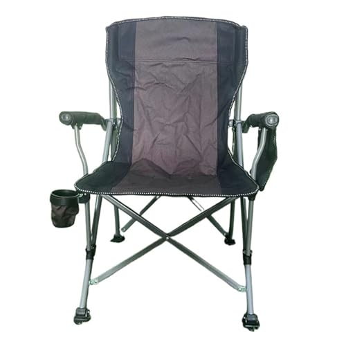 GSCLZ Tragkraft 300 Pfund Outdoor-Freizeitstuhl Klappbarer Strandstuhl Kunststudent Malstuhl Regiestuhl Camping Barbecue(Coffee) von GSCLZ