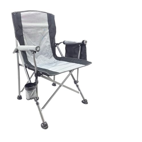 GSCLZ Tragkraft 300 Pfund Outdoor-Freizeitstuhl Klappbarer Strandstuhl Kunststudent Malstuhl Regiestuhl Camping Barbecue(Grey) von GSCLZ