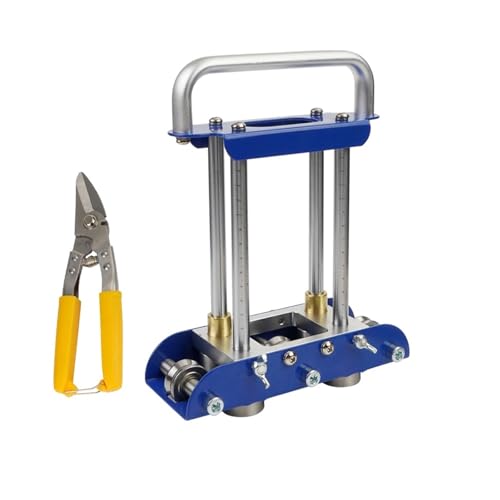 Leichte/professionelle Version, Kantenwulstrolle, Metallbiegewerkzeug for Herstellen von Faltkanten und verschiedenen Metalldächern, Regenabweiser(Lightweight Blue) von GSCLZ