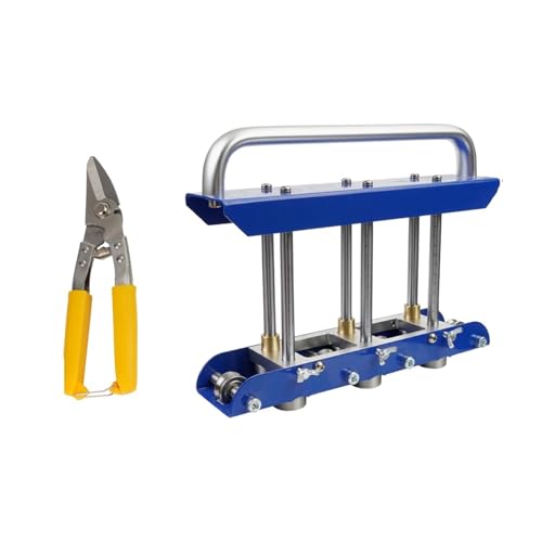 Leichte/professionelle Version, Kantenwulstrolle, Metallbiegewerkzeug for Herstellen von Faltkanten und verschiedenen Metalldächern, Regenabweiser(Professional Blue) von GSCLZ