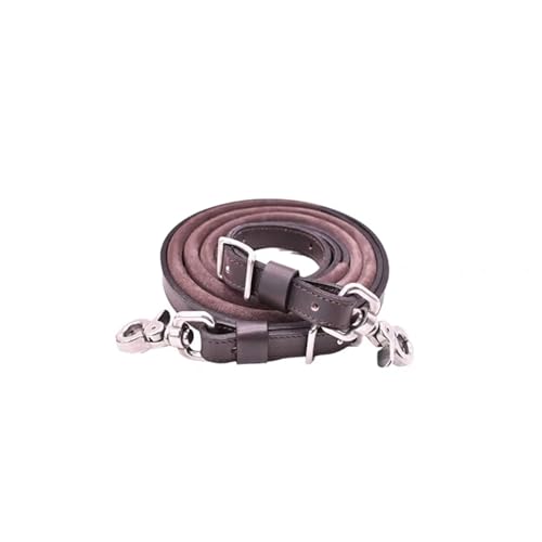 Mit Wildleder überzogene Fasszügel for Pferde(Brown) von GSCLZ