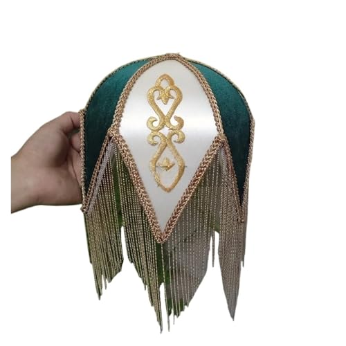 Stoff Quaste Perle Lampe Französisch Retro Lampenschirm Schatten Classiacl Schlafzimmer Nachttisch Stehleuchte Abdeckung(Color-05) von GSCLZ