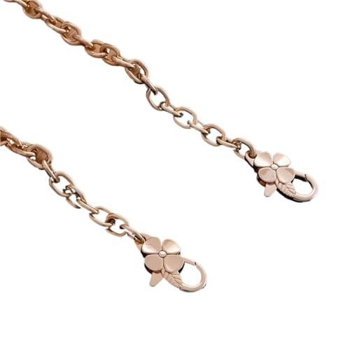Taschenkettenriemen Ersatz-Geldbörsenkette Schultertaschenriemen Handtaschengriffketten(Gold,60cm) von GSCLZ