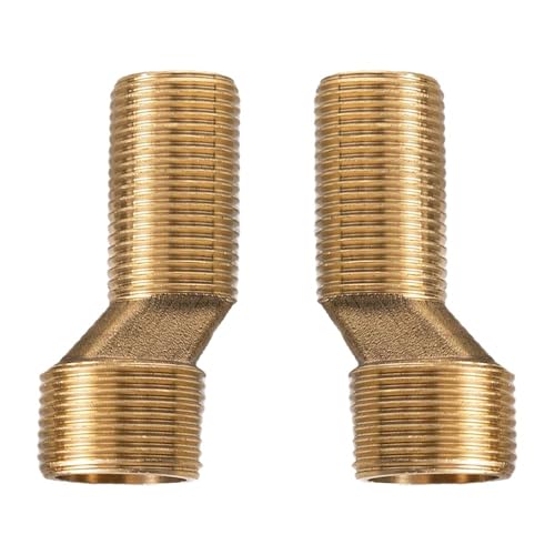 Dusche Duscharmatur Adapter - Shower Schwenkarm Wasserhahnanschluss 3/4 Zoll Auf 1/2 Zoll Messing VerläNgerungsarm Duscharmatur-adapter für Badezimmer von GSCRE