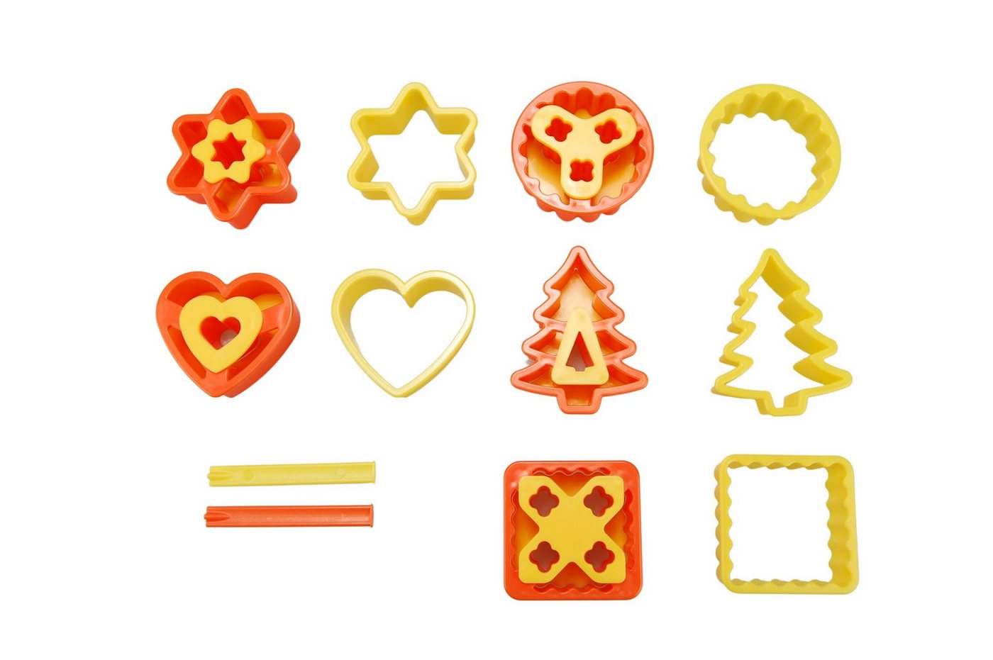 GSD HAUSHALTSGERÄTE Ausstechform Linzer-Keksausstecher-Set, 12-teilig, mit Auswerfer GSD HAUSHALTSGERÄTE Ausstechform Linzer-Keksausstecher-Set, 12-teilig, mit Auswerfer von GSD HAUSHALTSGERÄTE