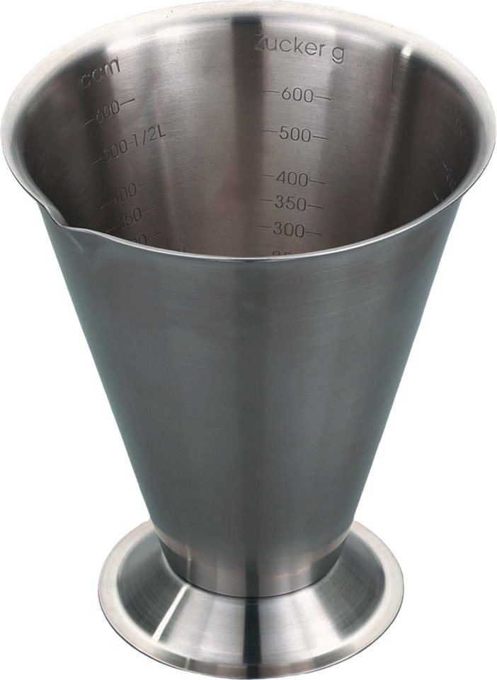 GSD HAUSHALTSGERÄTE Messbecher, Edelstahl, 750 ml von GSD HAUSHALTSGERÄTE