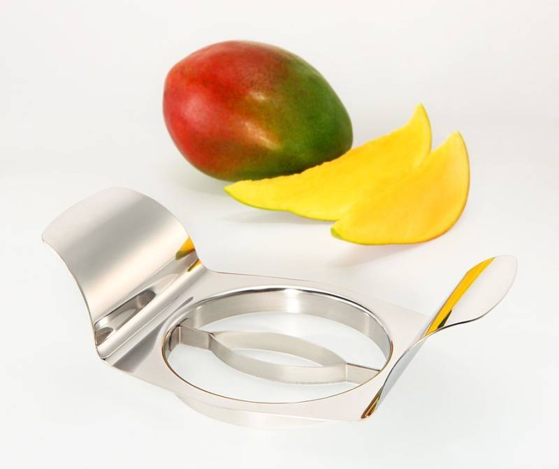 GSD HAUSHALTSGERÄTE Obstschneider, für Mango, aus Edelstahl von GSD HAUSHALTSGERÄTE