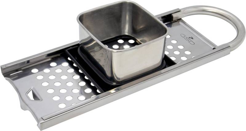 GSD HAUSHALTSGERÄTE Spätzlehobel, Edelstahl, Kunststoff, für kurze Spätzle von GSD HAUSHALTSGERÄTE