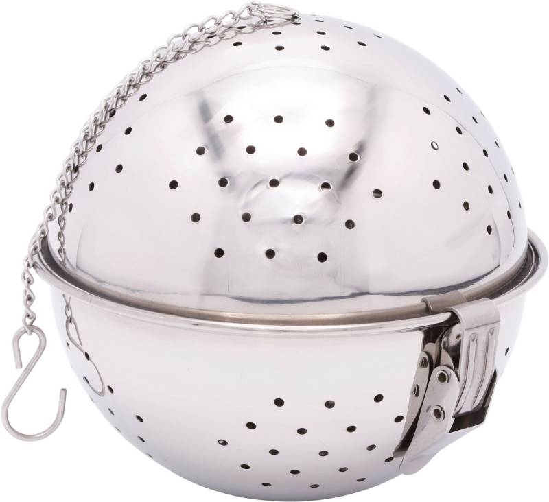 GSD HAUSHALTSGERÄTE Teesieb, Edelstahl, (Reiskugel), auch ideal als Gewürzkugel zu verwenden, Edelstahl von GSD HAUSHALTSGERÄTE