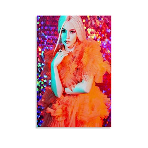 GSDGH Poster auf Leinwand, Motiv: Amanda Ava Koci Ava Max Pop Sänger Star Sexy Musik, 45 cm von GSDGH
