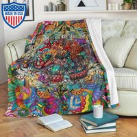 Hippie Decke Bettwäsche Trippy Bettwäsche, Bettlaken Psychedelisch Mandala Boho Vii Hippie Decke Bettwäsche Trippy Bettwäsche, Bettlaken Psychedelisch Mandala Boho Vii von GSFabricArts