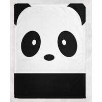 Panda Decke Fleece Decke Für Sofa, Süßes & Lustiges Geschenk Tierliebhaber von GSFabricArts