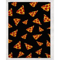 Pizzadecke, Pizza Decke, Fleece Erwachsene Kid Decke von GSFabricArts