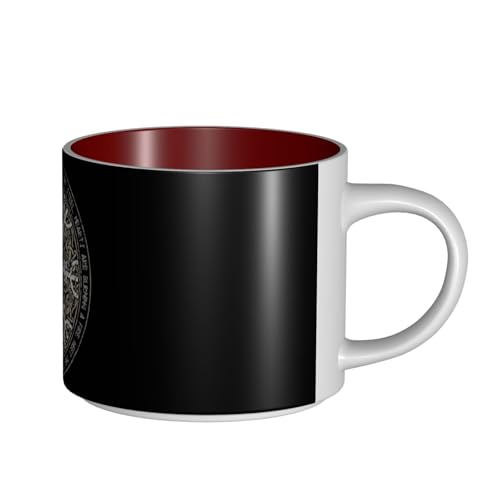 GSGCSBYMLG Keramiktasse mit großem Fassungsvermögen und Motiv Helm der Ehrfurcht GSGCSBYMLG Keramiktasse mit großem Fassungsvermögen und Motiv Helm der Ehrfurcht von GSGCSBYMLG