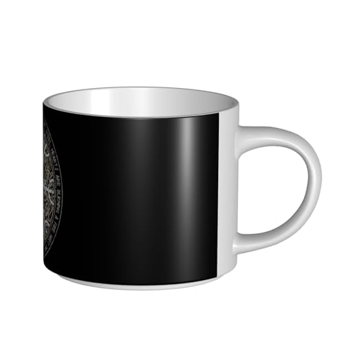 GSGCSBYMLG Keramiktasse mit großem Fassungsvermögen und Motiv Helm der Ehrfurcht von GSGCSBYMLG