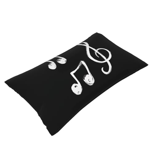 GSGCSBYMLG Kissenbezug mit Musiknoten-Druck, Leinenimitat, 2 Sets GSGCSBYMLG Kissenbezug mit Musiknoten-Druck, Leinenimitat, 2 Sets von GSGCSBYMLG