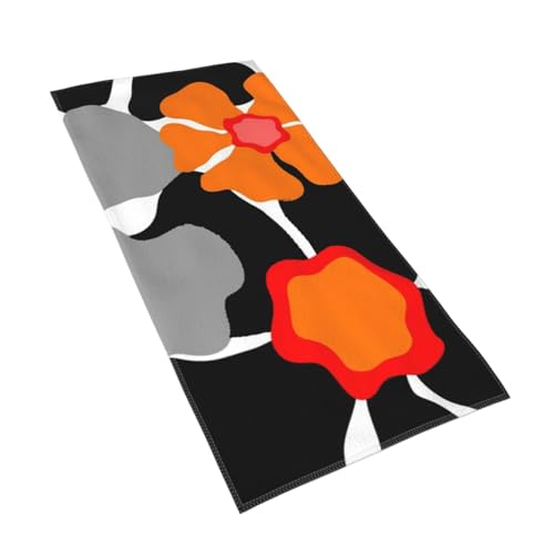 GSGCSBYMLG Langes Handtuch mit Retro-Blumenmuster aus Polyester-Fleece GSGCSBYMLG Langes Handtuch mit Retro-Blumenmuster aus Polyester-Fleece von GSGCSBYMLG