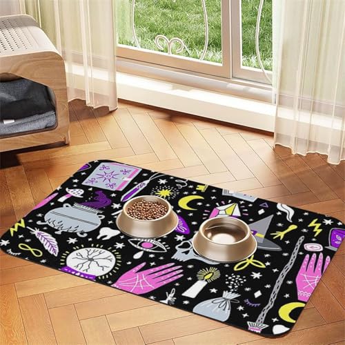 GSGCSBYMLG Magic Witch Witchcraft Bohemian Drawing printed Pet absorbent leather tablecloth Placemat GSGCSBYMLG Magic Witch Witchcraft Bohemian Drawing printed Pet absorbent leather tablecloth Placemat von GSGCSBYMLG