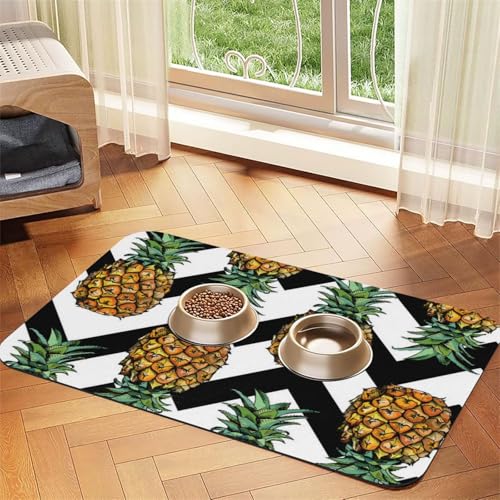 GSGCSBYMLG Platzdeckchen aus saugfähigem Leder mit Sommerananas-Motiv GSGCSBYMLG Platzdeckchen aus saugfähigem Leder mit Sommerananas-Motiv von GSGCSBYMLG