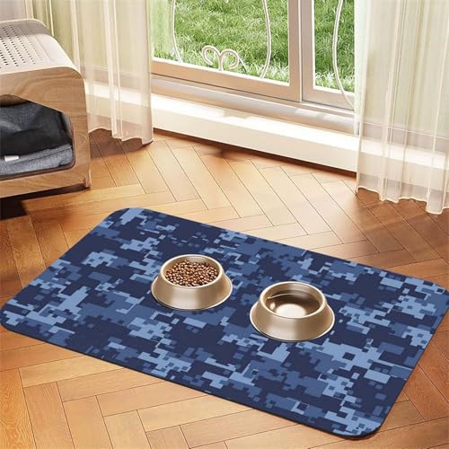 GSGCSBYMLG Saugfähige Leder-Tischdecke mit Camouflage-Muster von GSGCSBYMLG