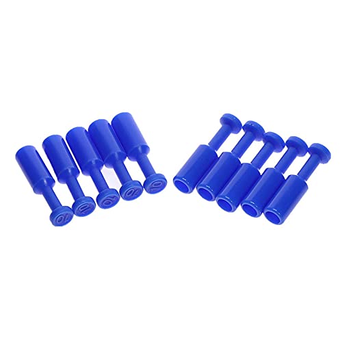 10x Blue Nylon Pneumatische Blindstopfen Schlauchrohr Push Fit Stecker Luftlinie 4/6/8/10/12mm-10mm von GSHJULAIKJ