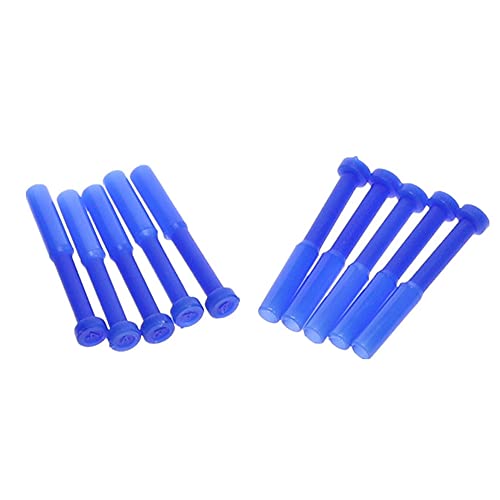 10x Blue Nylon Pneumatische Blindstopfen Schlauchrohr Push Fit Stecker Luftlinie 4/6/8/10/12mm-4mm von GSHJULAIKJ