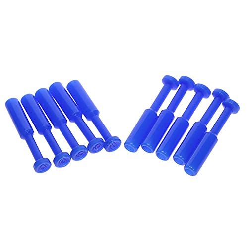 10x Blue Nylon Pneumatische Blindstopfen Schlauchrohr Push Fit Stecker Luftlinie 4/6/8/10/12mm-6mm von GSHJULAIKJ