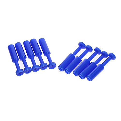 10x Blue Nylon Pneumatische Blindstopfen Schlauchrohr Push Fit Stecker Luftlinie 4/6/8/10/12mm-8mm von GSHJULAIKJ