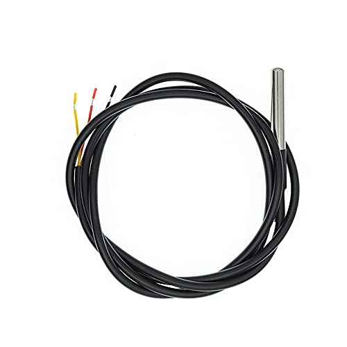 DS18B20 Temperatursensor Module Kit Wasserdichte 100 cm Digital Sensor Kabel Edelstahl Sondenanschlussadapter für Arduino geeignet-1M DS18b20 Cable von GSHJULAIKJ