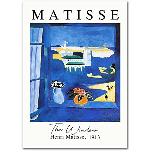 GSHRED Retro Matisse Poster Matisse Leinwand Wandkunst 30 × 40 cm Malerei Matisse Drucke Abstrakte Matisse Bilder für Wohnzimmer Dekor Rahmenlos 30 × 40 cm von GSHRED