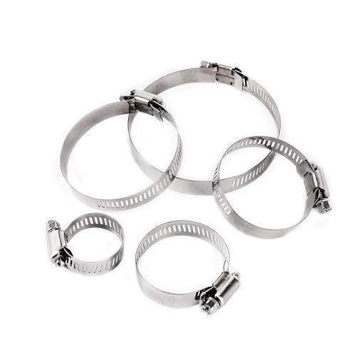 Edelstahlschlauchklemmen, Schlauchklemmen können e 201 13mm-311mm Hoop Clamp Automotive Auto Kraftstoff Rohr Rohr Clip Hardware Frühling Wasser Sanitär 1Pc langlebig(2144mm) von GSHUPIOU