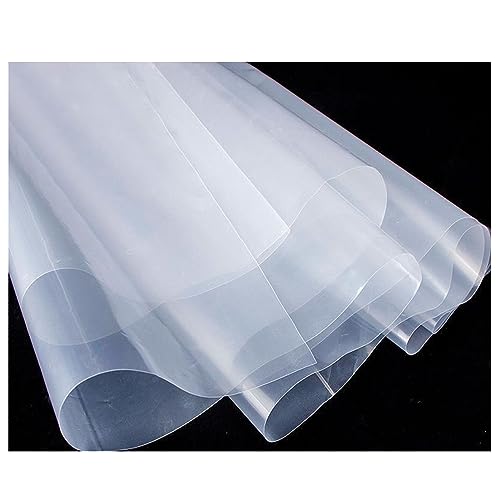 GSHUR 2 m x 4 m robuste Polyethylen-Kunststofffolie, 750 g verdickte Gartenanbau-Polyethylen-Abdeckplatten für Gartenarbeit und Bauschutt von GSHUR