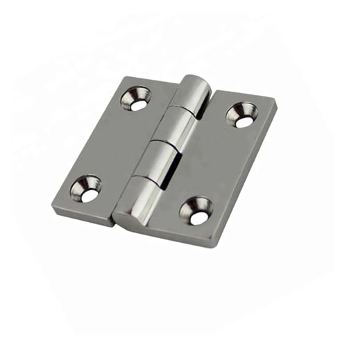 Fenster Scharniere 1 STÜCKE Scharnier Mit 4 Löchern 316 Edelstahl Butt 38mm 50mm Spiegel Polnischen Heavy Duty Marine Boot Hardware scharniere(50X50mm) von GSJNHY