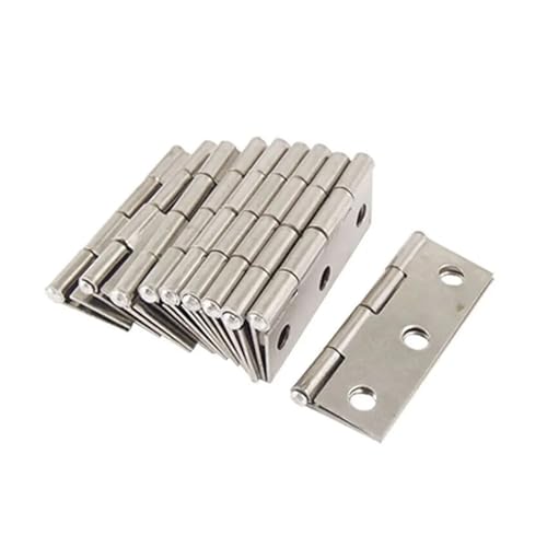 Fenster Scharniere 10 stücke Edelstahl Tür Scharniere Schrank Türen Fenster Holz Box Flache Scharnier Home Möbel Hardware Zubehör von GSJNHY