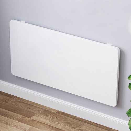 GSKDZG Schwimmender Schreibtisch Für Kleine Räume Wandklapptisch Klappbar Wandtisch Multifunktion Klapptisch Holz Esstisch, Max Tragfähigkeit 80 Kg(60x40cm) von GSKDZG