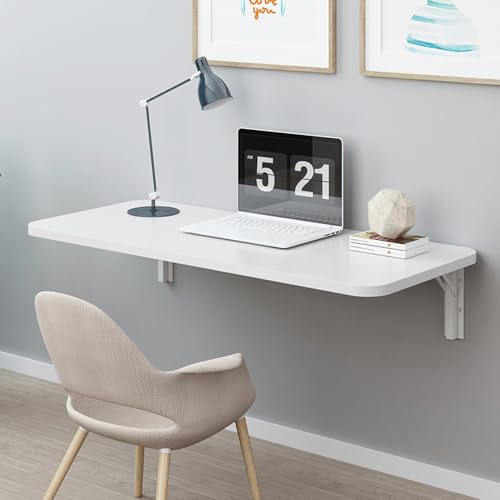 GSKDZG Wandklapptisch, Multifunktion Klapptisch Schwimmender Schreibtisch Für Kleine Räume Küchentisch Esstisch Klappbar Wandtisch(60x30cm) von GSKDZG