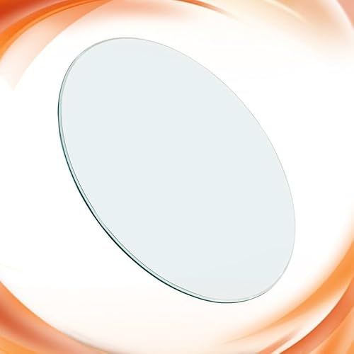 Tisch Glasplatte Ersatzteil 30 45 58 60cm, Runde Glas Tischplatte 8mm Dicke, Glastischplatte Robustes Einfach Zu Säubern(350mm(13.8in)) von GSKFXJ