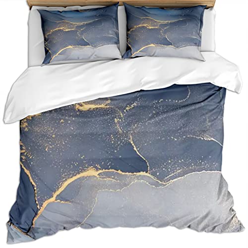 Bettwäsche 220X240 Kinder Erwachsene Mikrofaser 3 Teilig 3D Blaugrau Schlicht Muster Winter Bettbezug Set, Weiche Flauschige Bettbezüge Mit Reißverschluss Und 2 Kissenbezug 80X80Cm Bettwäsche 220X240 Kinder Erwachsene Mikrofaser 3 Teilig 3D Blaugrau Schlicht Muster Winter Bettbezug Set, Weiche Flauschige Bettbezüge Mit Reißverschluss Und 2 Kissenbezug 80X80Cm von GSKOQD