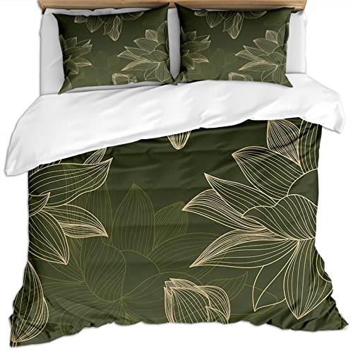 Bettwäsche Für Teenager 200X200 3D Blaue Grüne Kunstblumen Moderne Mode Home-Stil Muster Mikrofaser Bettwäsche Set 3 Teilig : 1 Bettbezug + 2 Kissenbezug 80X80Cm, Superweiches Hypoallergen Winter B Bettwäsche Für Teenager 200X200 3D Blaue Grüne Kunstblumen Moderne Mode Home-Stil Muster Mikrofaser Bettwäsche Set 3 Teilig : 1 Bettbezug + 2 Kissenbezug 80X80Cm, Superweiches Hypoallergen Winter B von GSKOQD