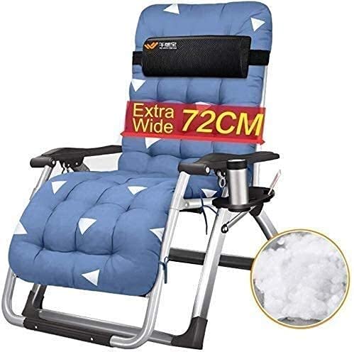 GSKXHDD Anti-Schwerkraft-Stuhl, klappbarer Liegestuhl, Sonnenliege, Gartenstühle, Sonnenliegen, Liegestühle, Schwerelosigkeits-Terrassen-Liegestuhl, Verstellbarer Gartenstuhl, klappbarer tragbarer von GSKXHDD