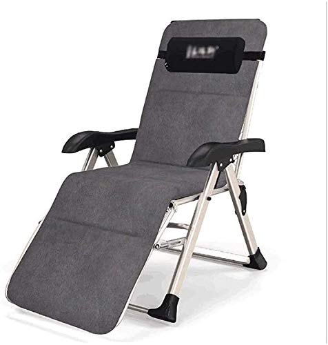 GSKXHDD Leichter Lounge-Stuhl, zusammenklappbarer Liegestuhl, Faltbarer Zero-Gravity-Liegestuhl für Strand, Sonne, Camping, Garten, Angeln, Deck, Liegestuhl, Mittagessen im Innenbereich Independence von GSKXHDD