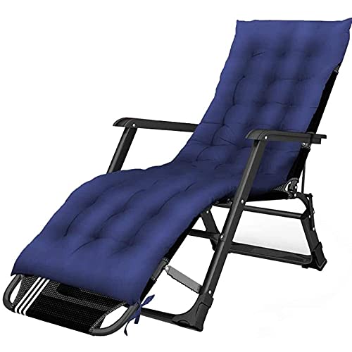 GSKXHDD Liegestuhl, klappbarer Zero-Gravity-Loungesessel, Outdoor-Liegestühle, Loungesessel mit gepolstertem Kissen Independence von GSKXHDD
